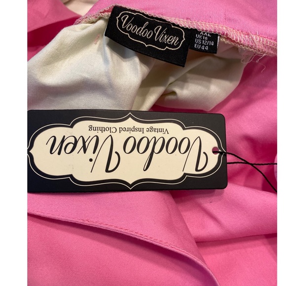 VooDoo Vixen Sabrina Watermelon Pink Dress XXL NWT - Picture 5 of 6